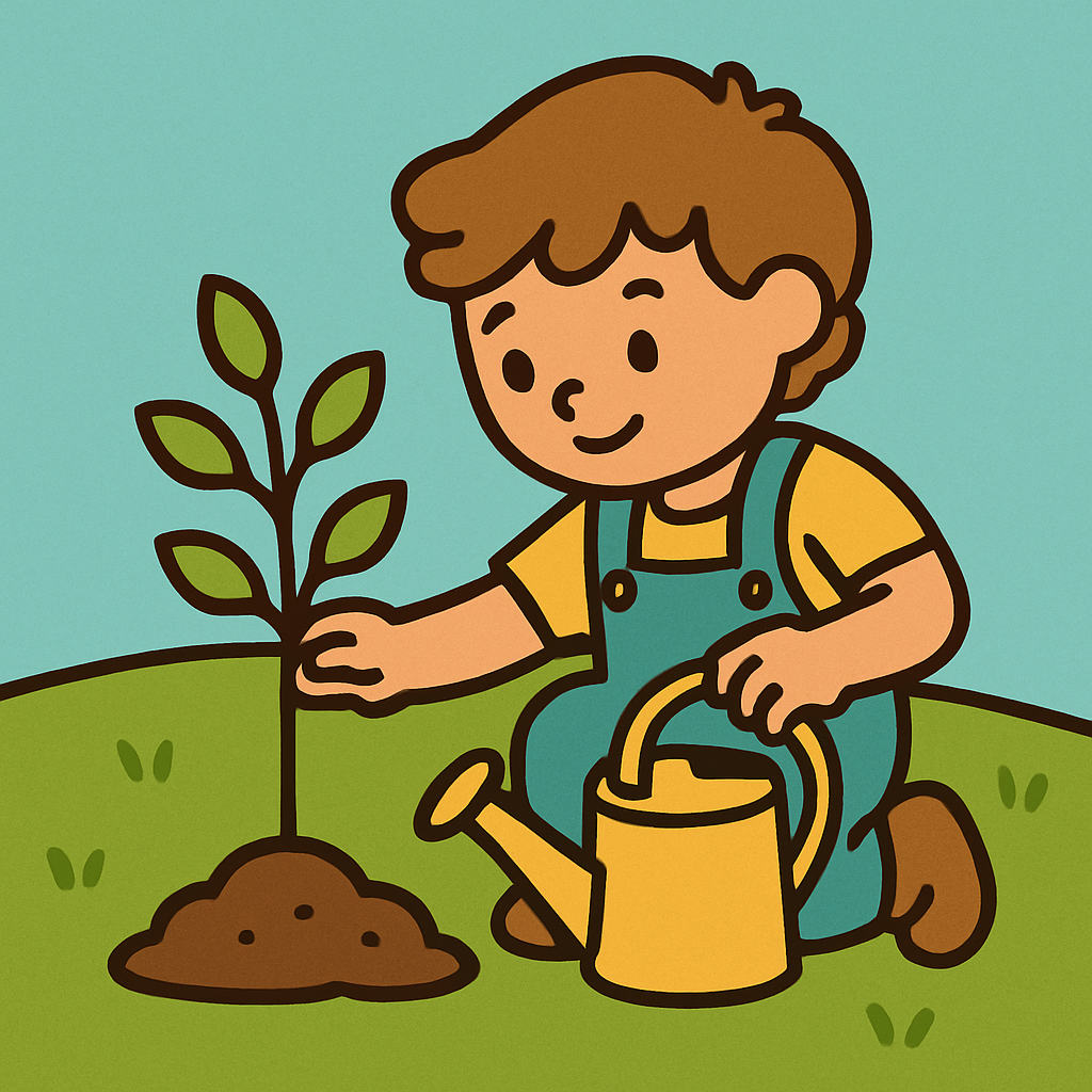 Tree Planting Heroes diamond painting