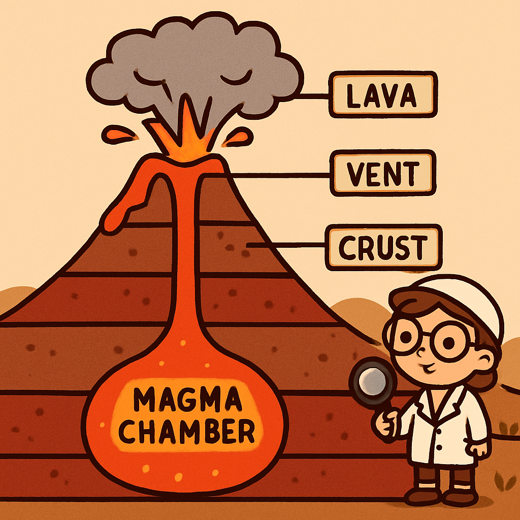 Volcano Science Day Paint by diamonds kits