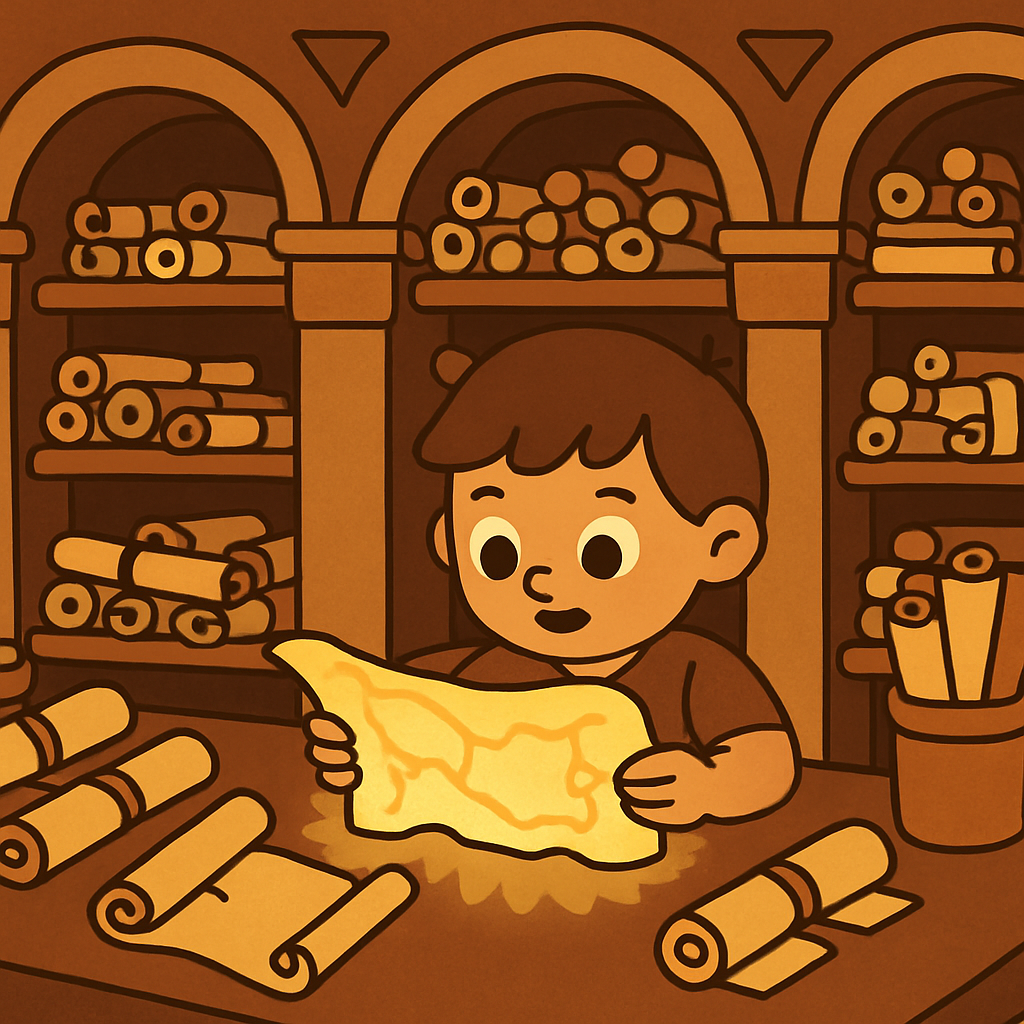 Ancient Library Wonder paint by diamonds