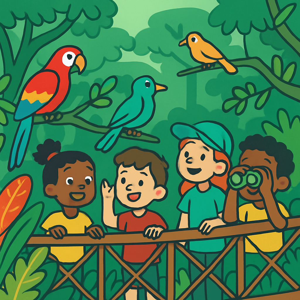 Rainforest Canopy Class Paint by diamonds kits