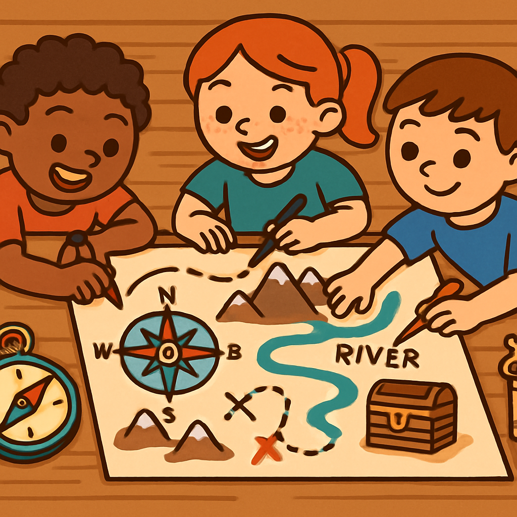 Mapmakers And Compass paint by diamond