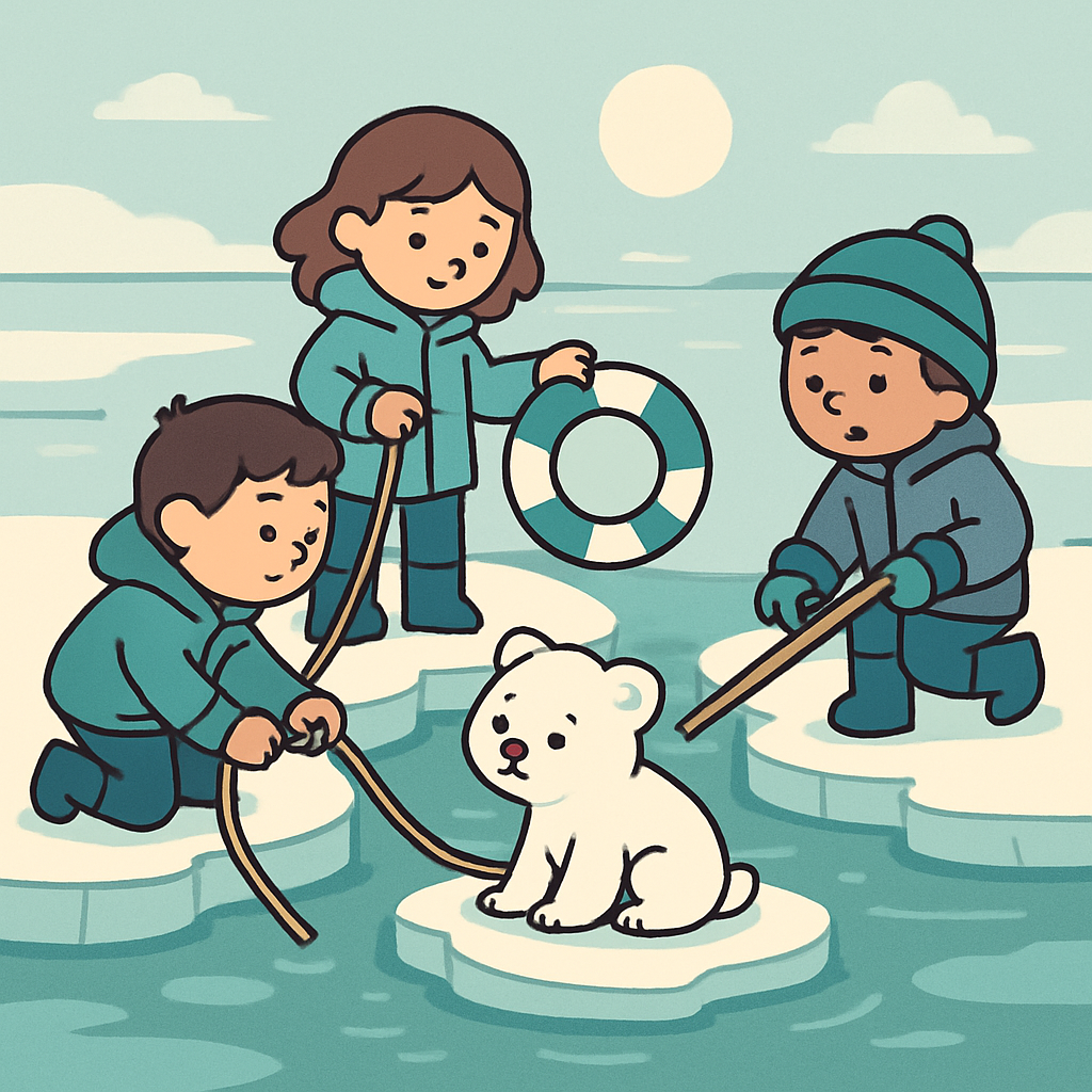 Arctic Animal Rescue paint by diamonds