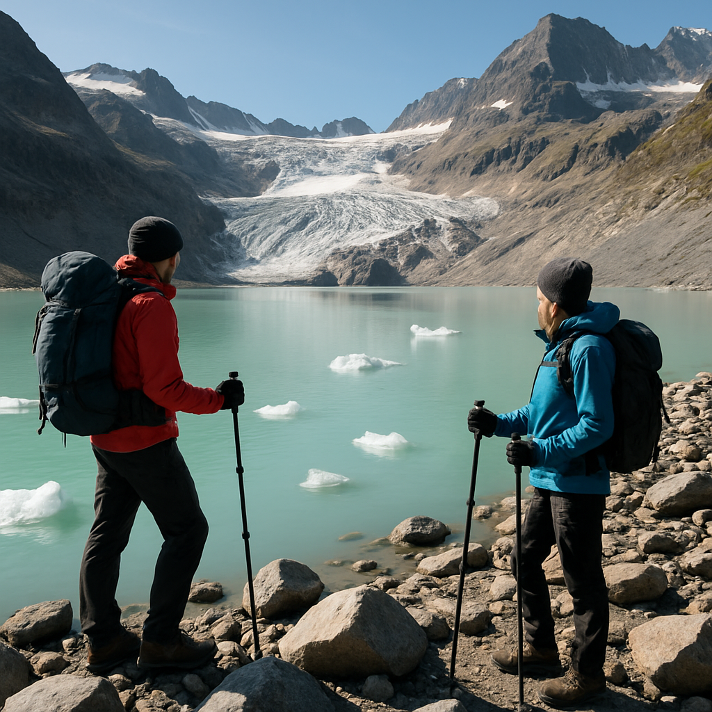 Swiss Glacier Lake Hike painting diamond kit