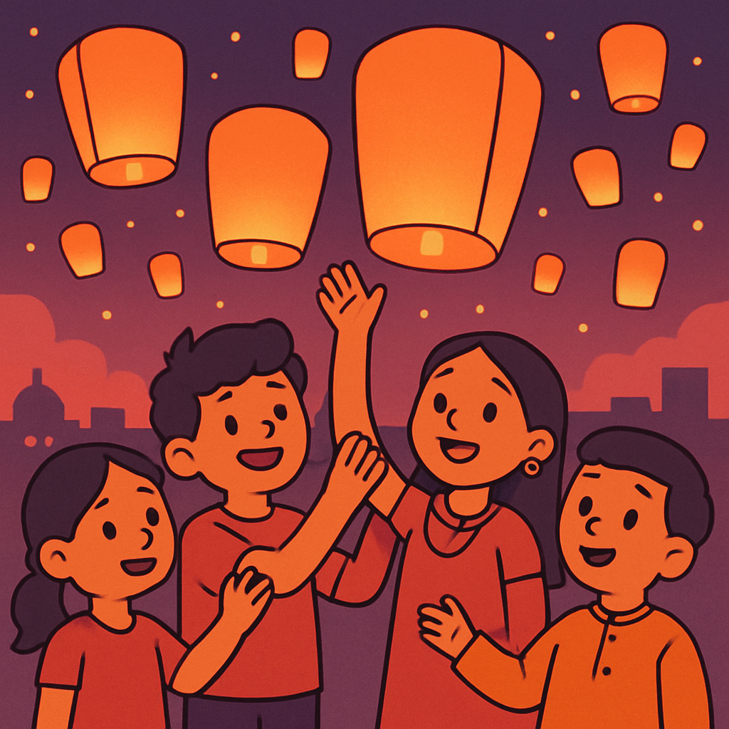 Festival Of Lanterns paint by diamonds