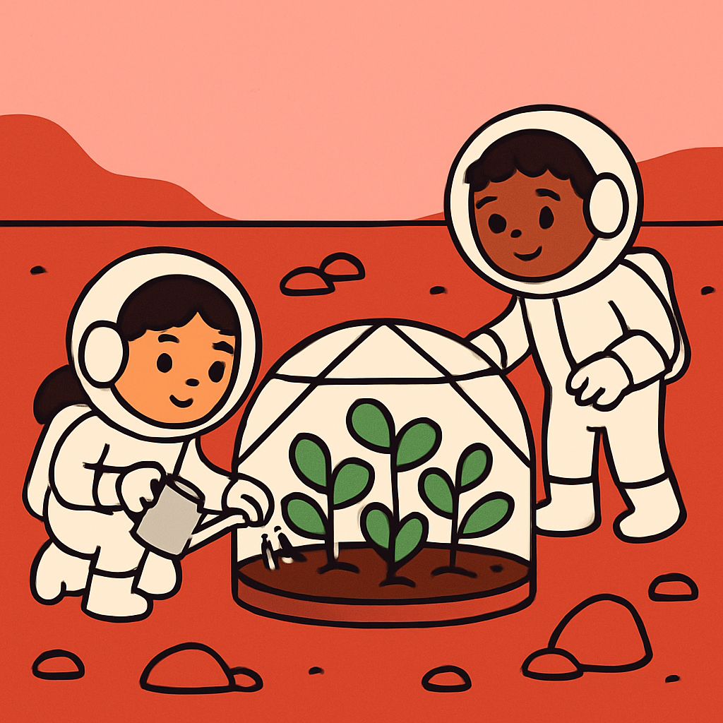 Mars Garden Explorers DIY paint by diamonds