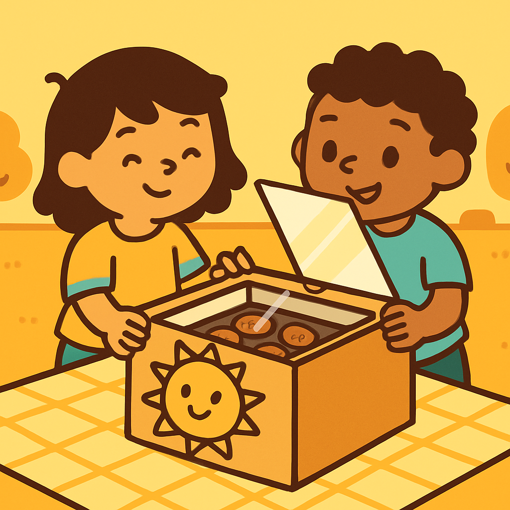 Solar Oven Picnic painting diamond kit
