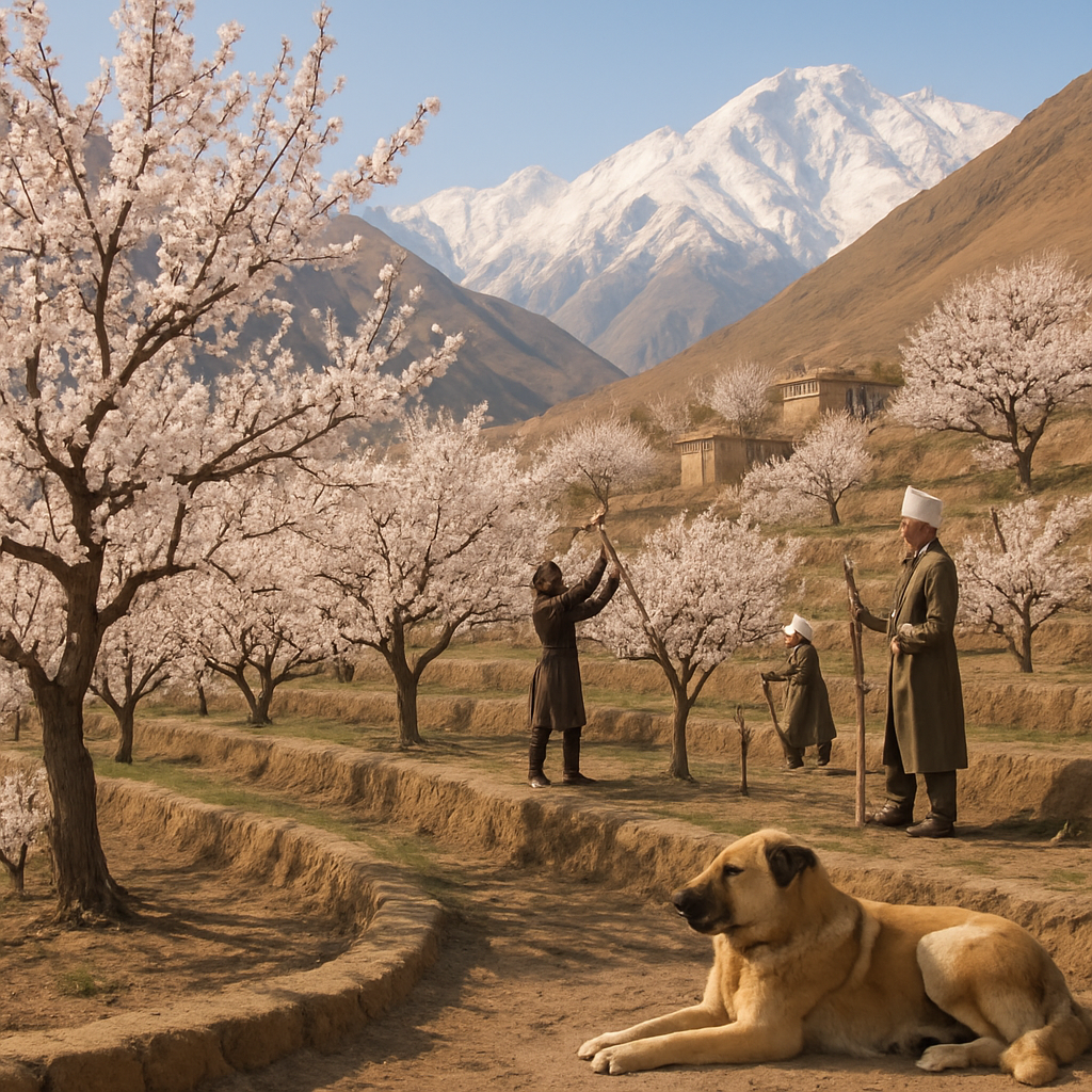 Alborz Spring Blossom Orchard diamond painting