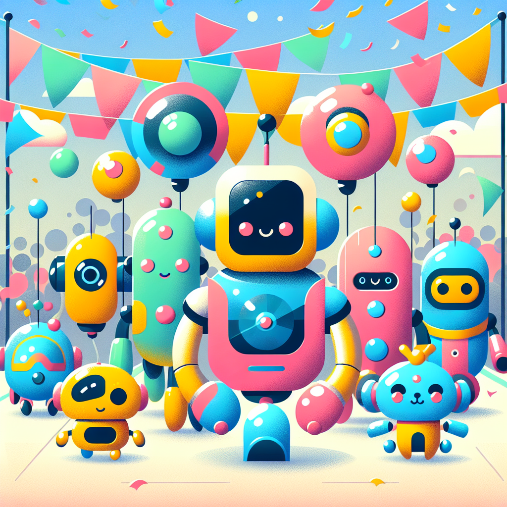 Robot Pet Parade Paint By Diamonds Kits