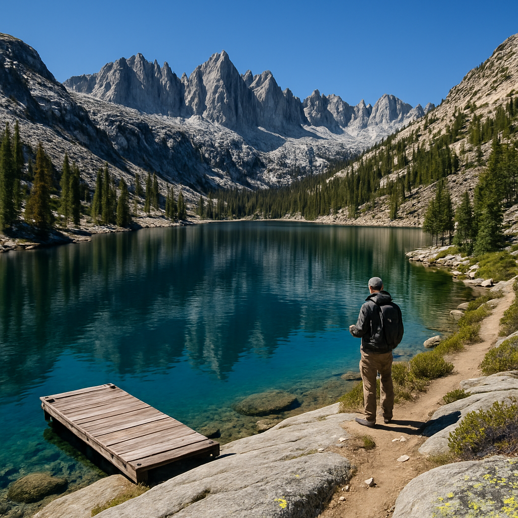 Sierra Nevada High Lakes diamond painting