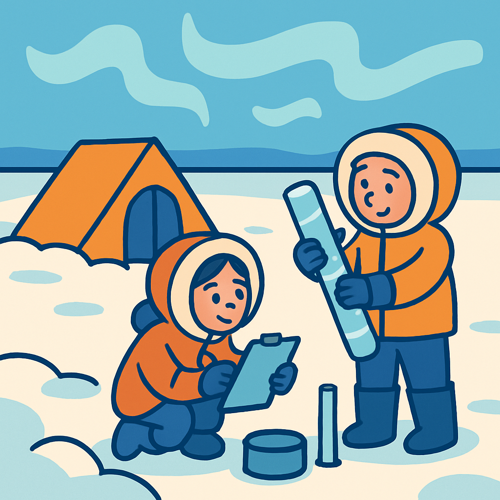 Polar Research Camp Painting by diamonds kit