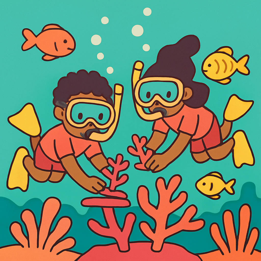 Coral Reef Rescue Squad paint by diamond