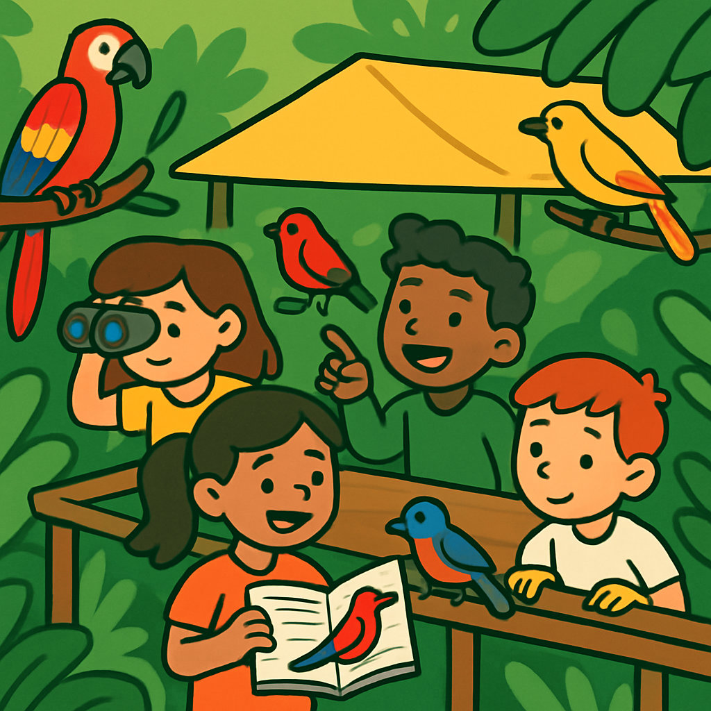 Rainforest Canopy Crew paint by color