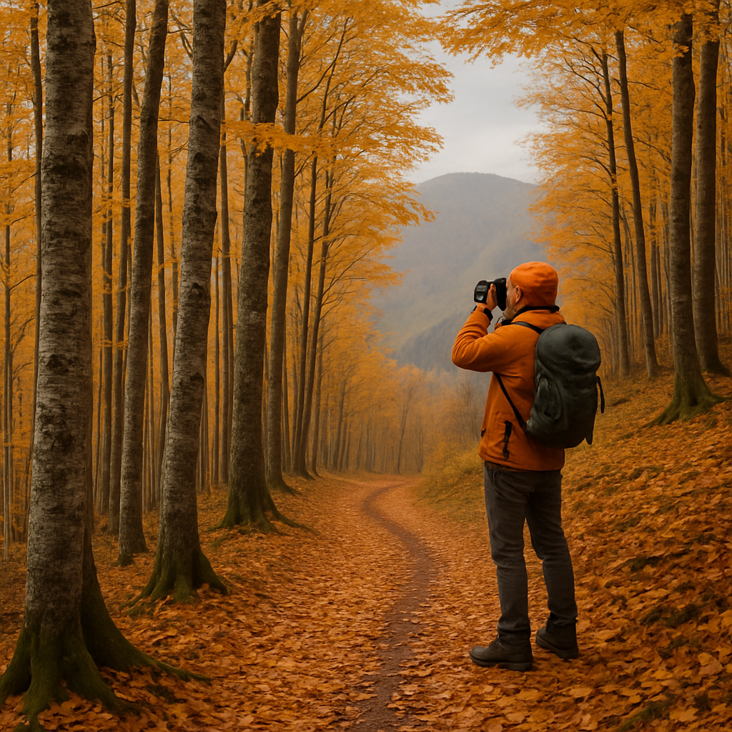 Carpathian Beech Forest Fall Paint by diamonds art