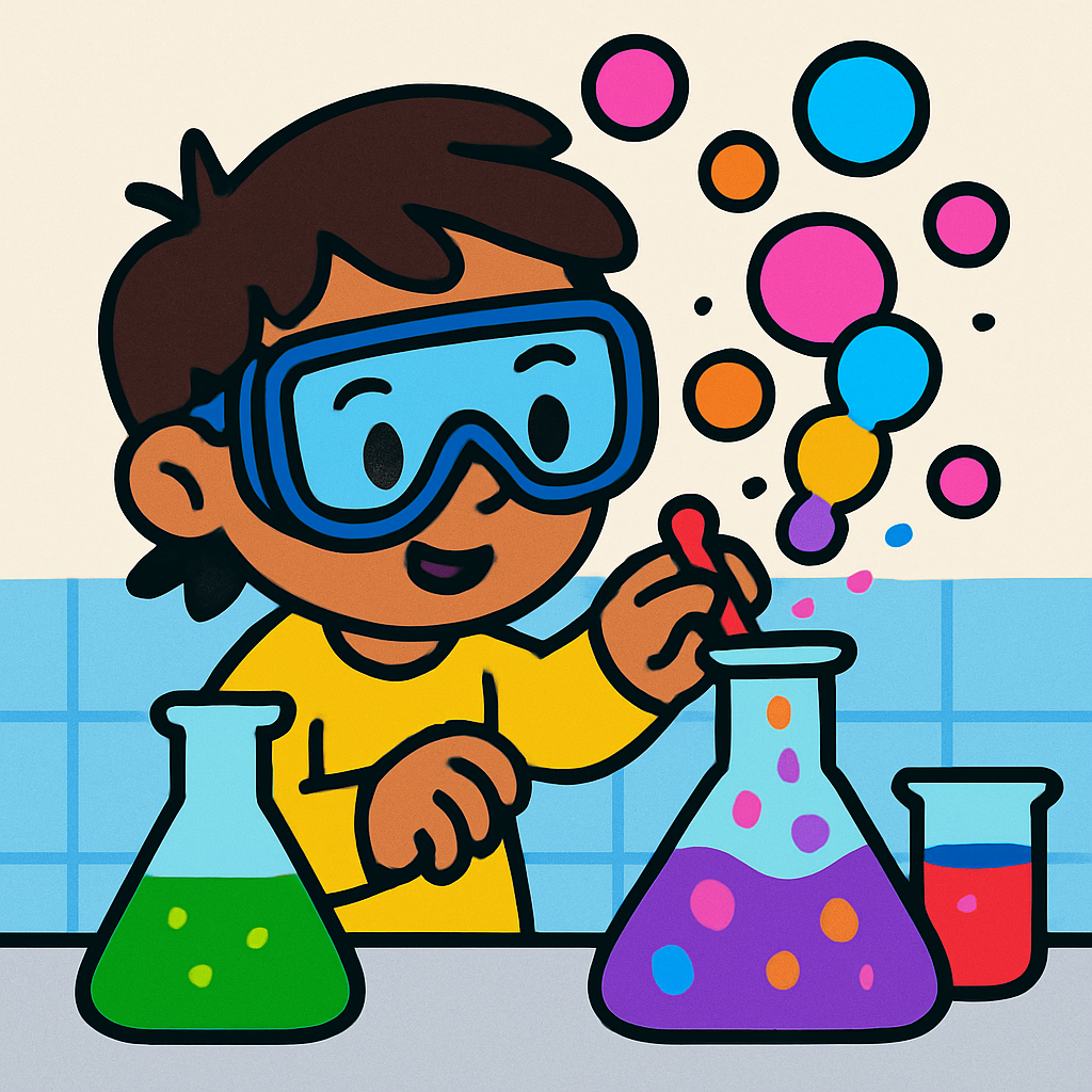 Little Chemist Bubbles paint by color