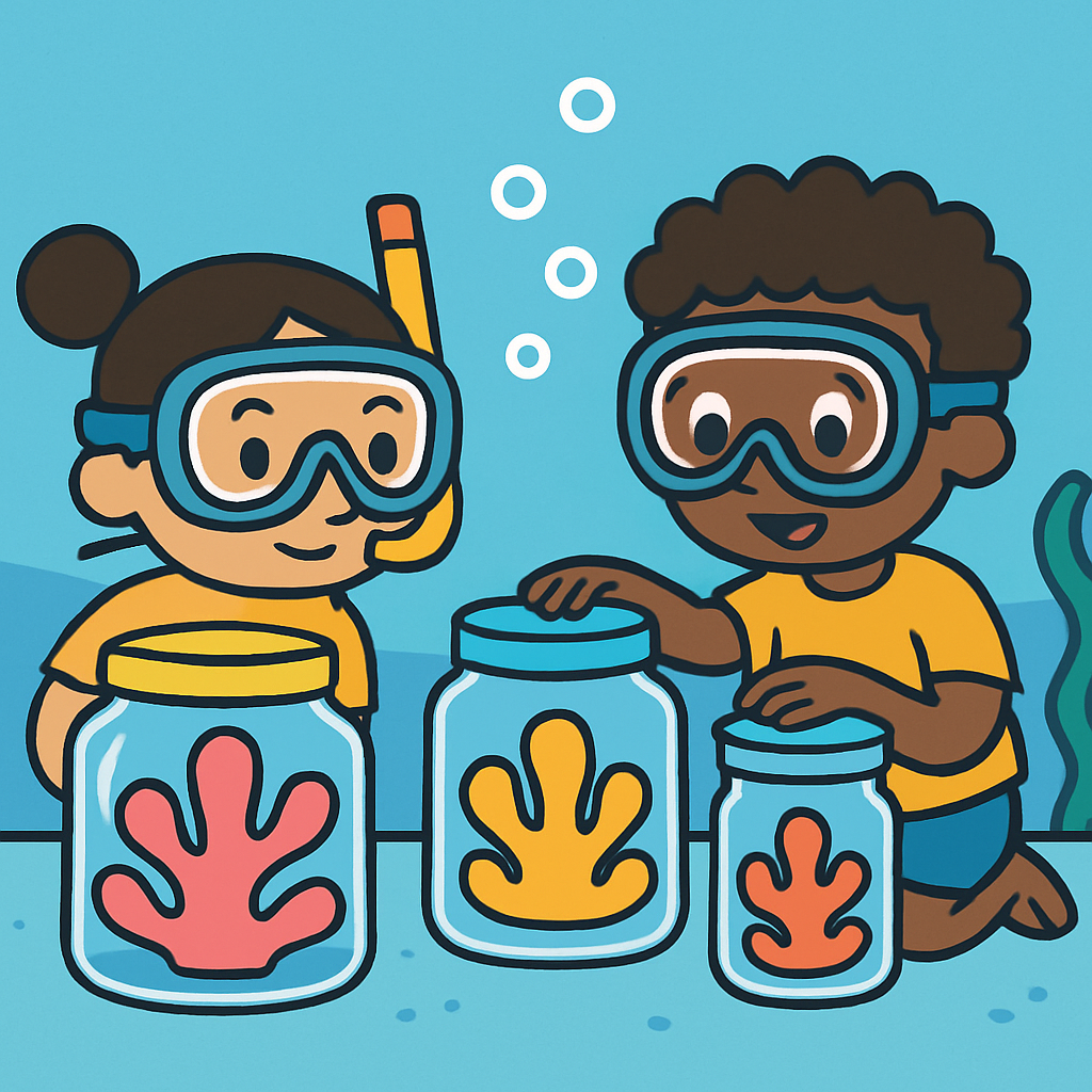 Underwater Coral Lab paint by diamond