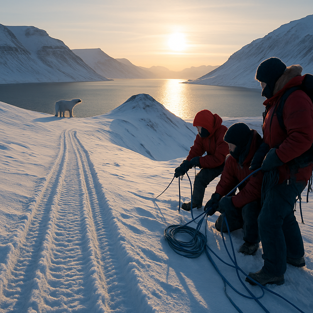 Svalbard Polar Peak Ascent Paint by diamonds art