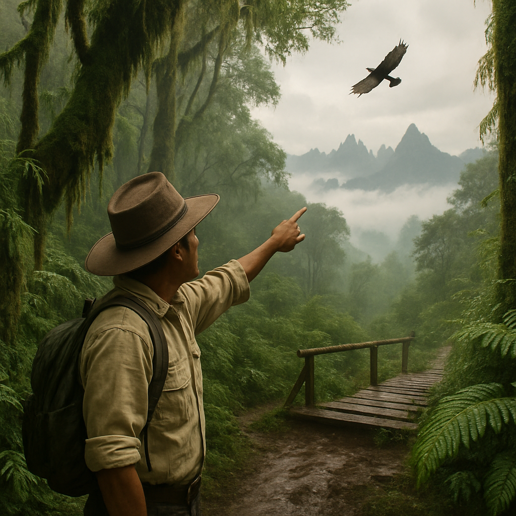 Sierra Madre Cloudforest Trail paint by color