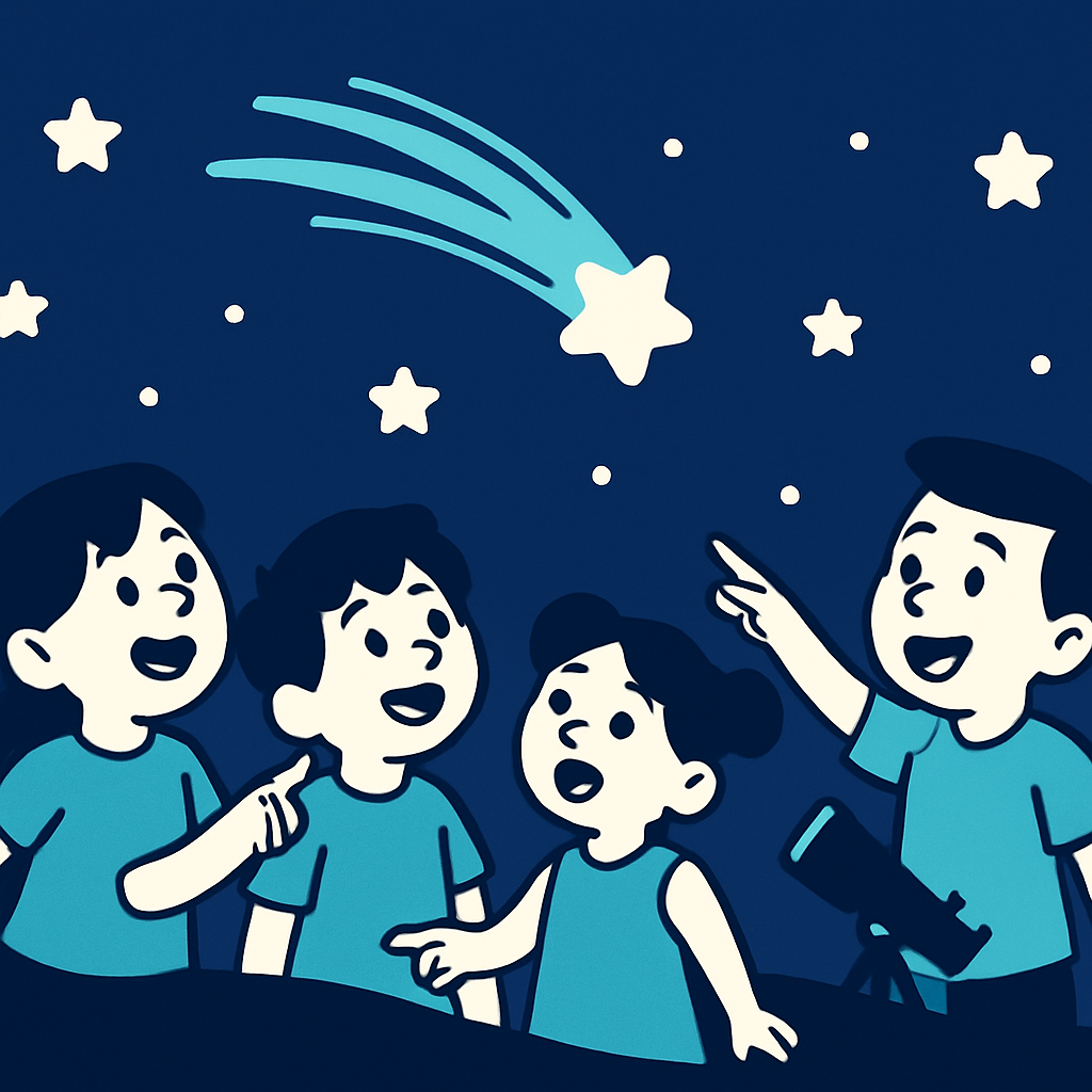 Comet Watchers paint by color