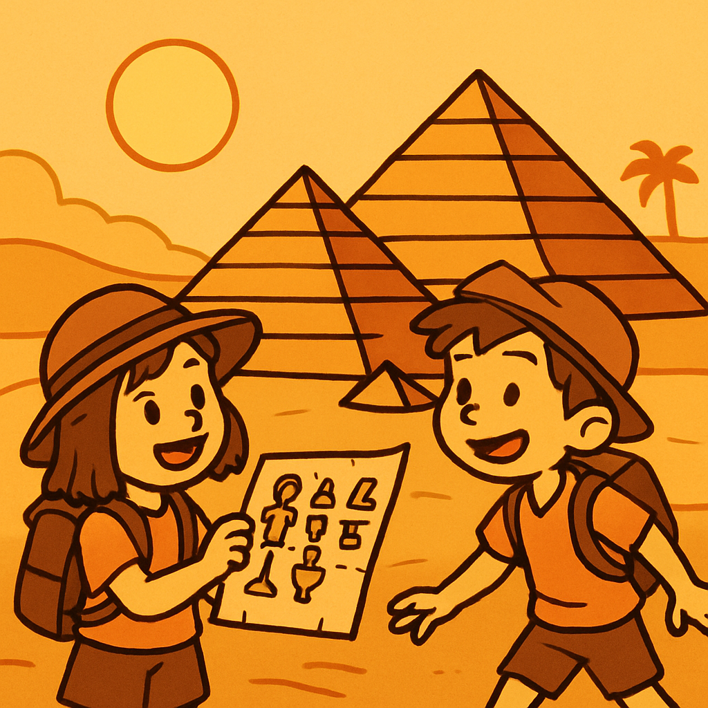 Ancient Pyramid Expedition diamond painting