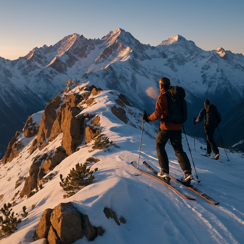 Tatra Mountains Winter Ridge Paint by diamonds art