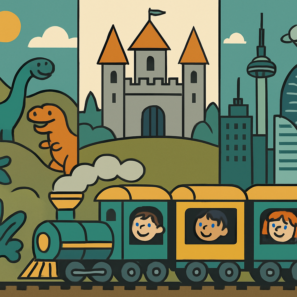 Time Travel Train paint by diamond