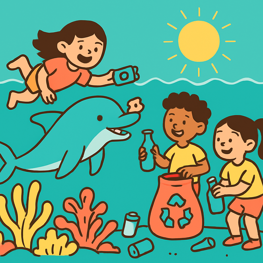 Coral Reef Cleanup DIY paint by diamonds