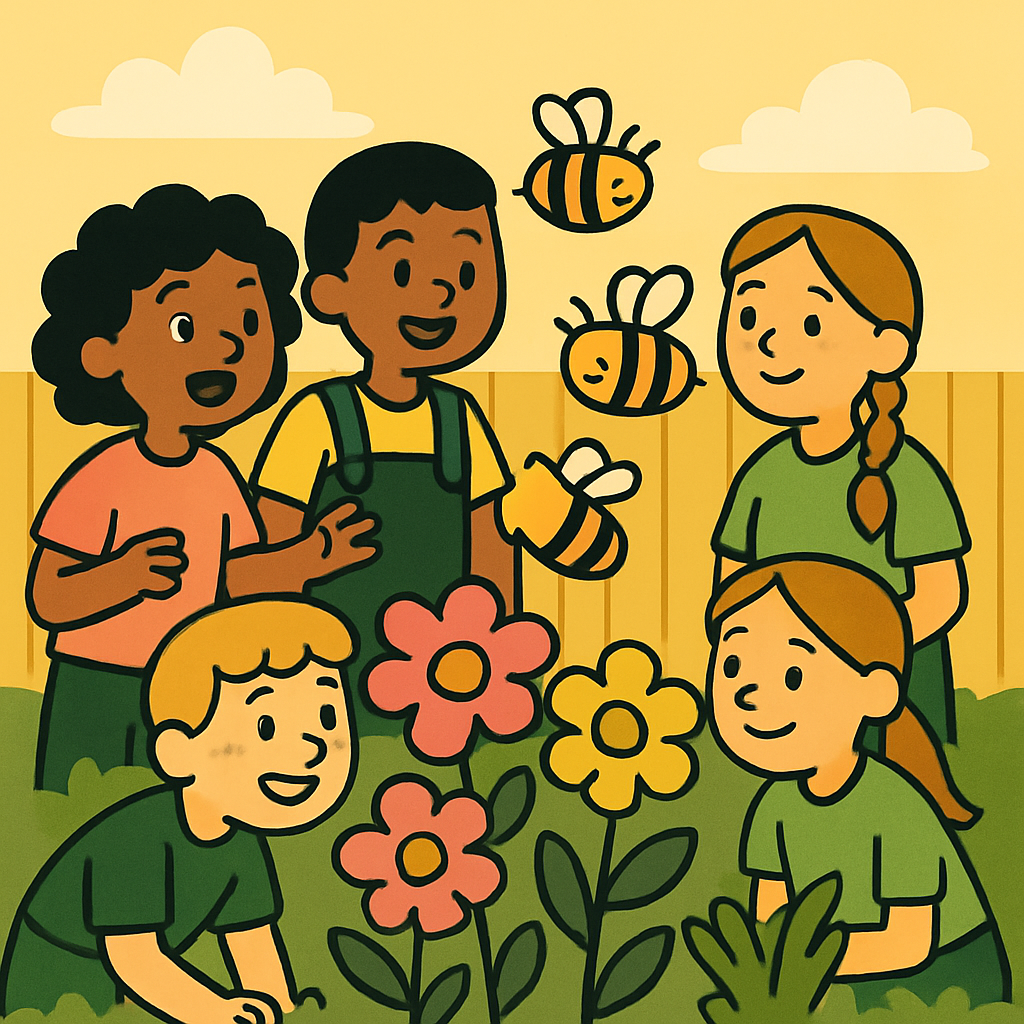Bee Pollination Club painting diamond kit