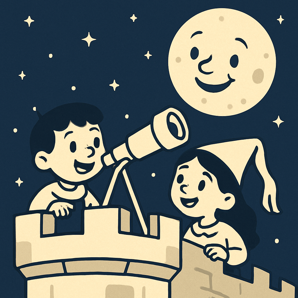 Castle Astronomy Night diamonded painting kits