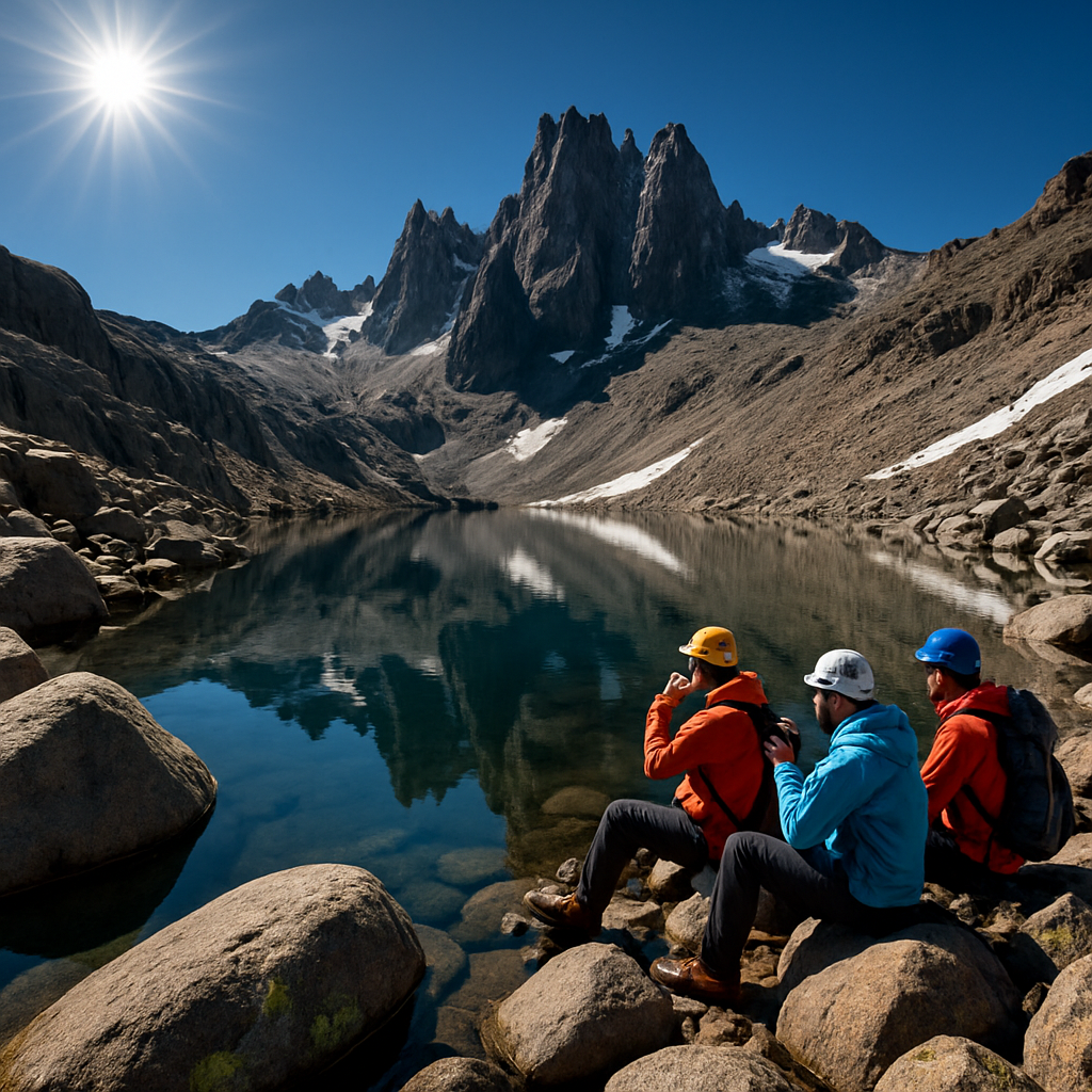 Mount Kenya Glacial Tarn Paint by diamonds art