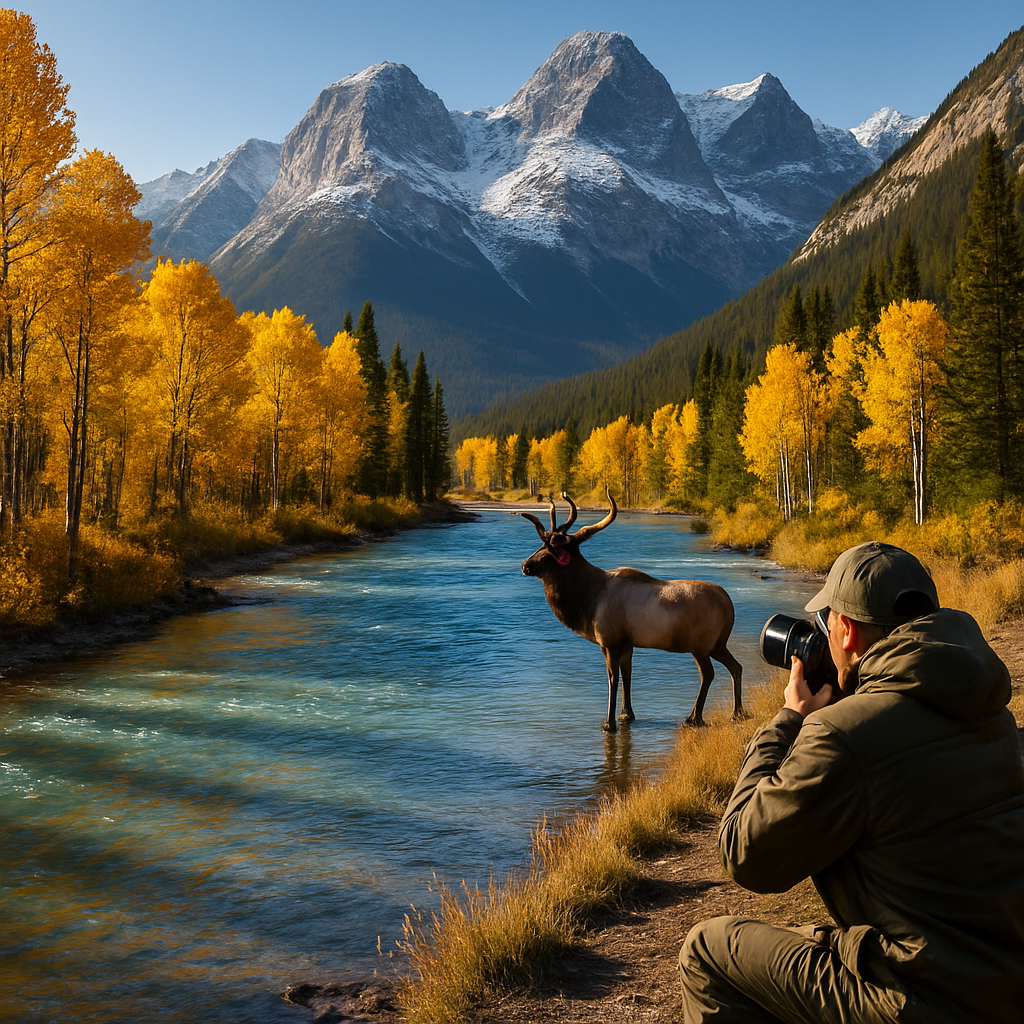 Autumn Rockies River Bend paint by diamond