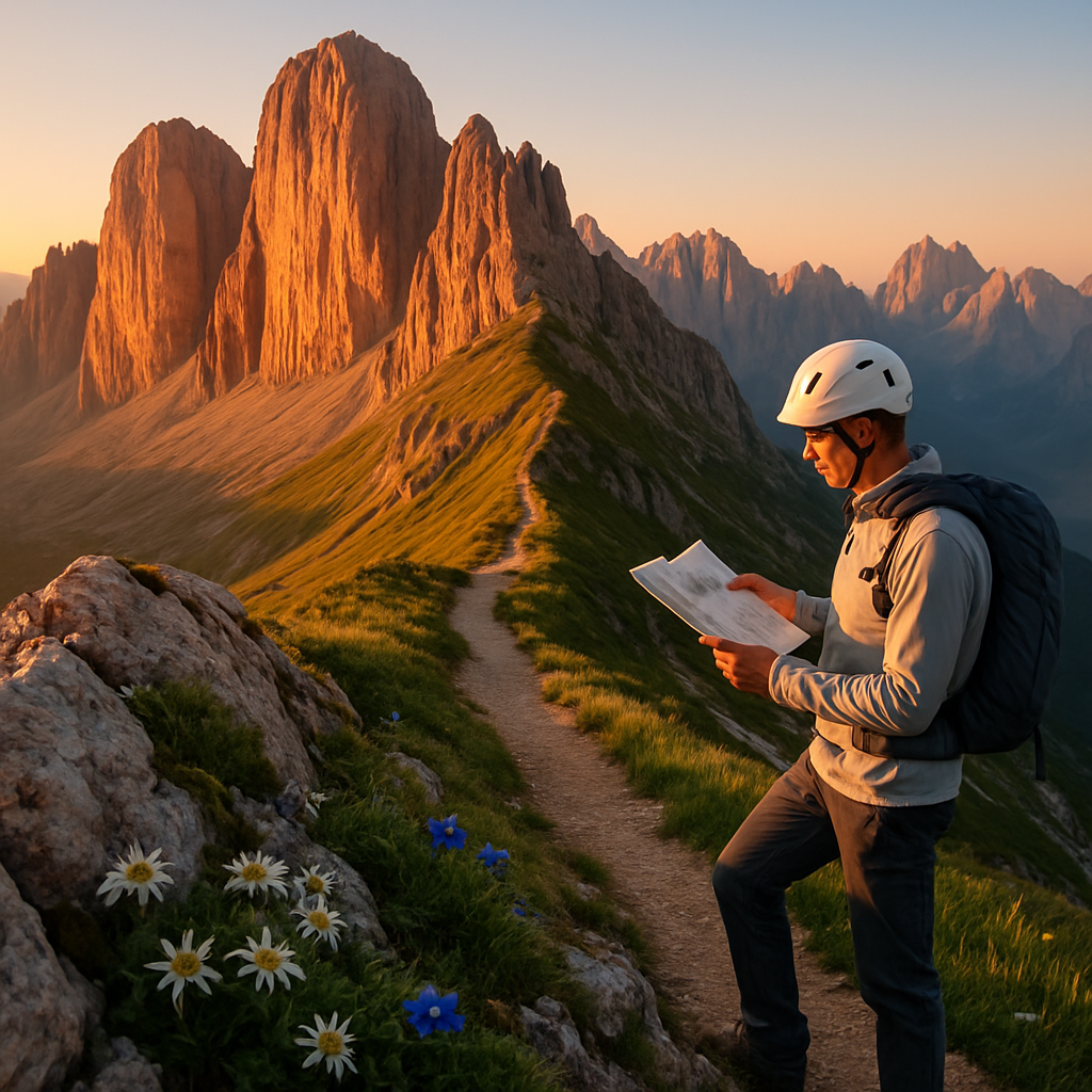 Dolomites Summer Ridge Walk diamonded painting kits