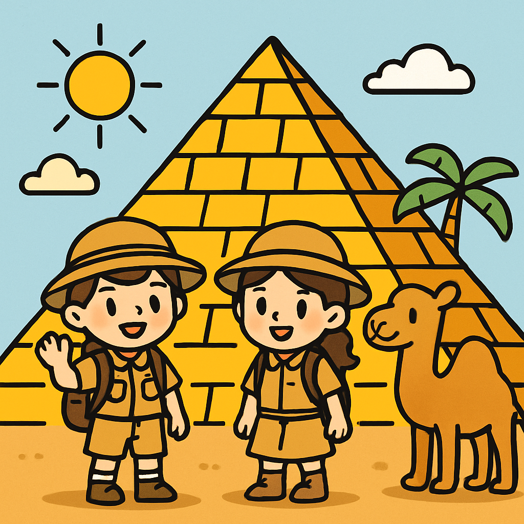 Ancient Egyptian Pyramid Expedition diamond painting