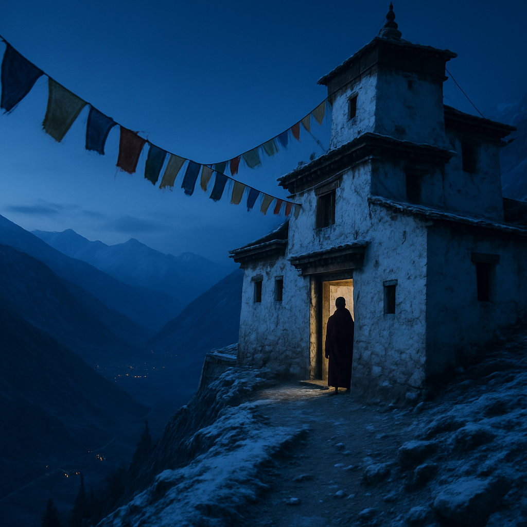 Himalayan Monastery High Ridge paint by color
