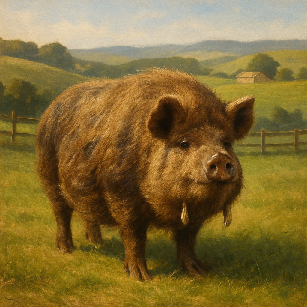 KuneKune Pig New Zealand diamond painting