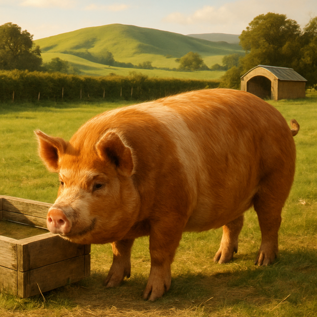 KuneKune Pig paint by diamonds
