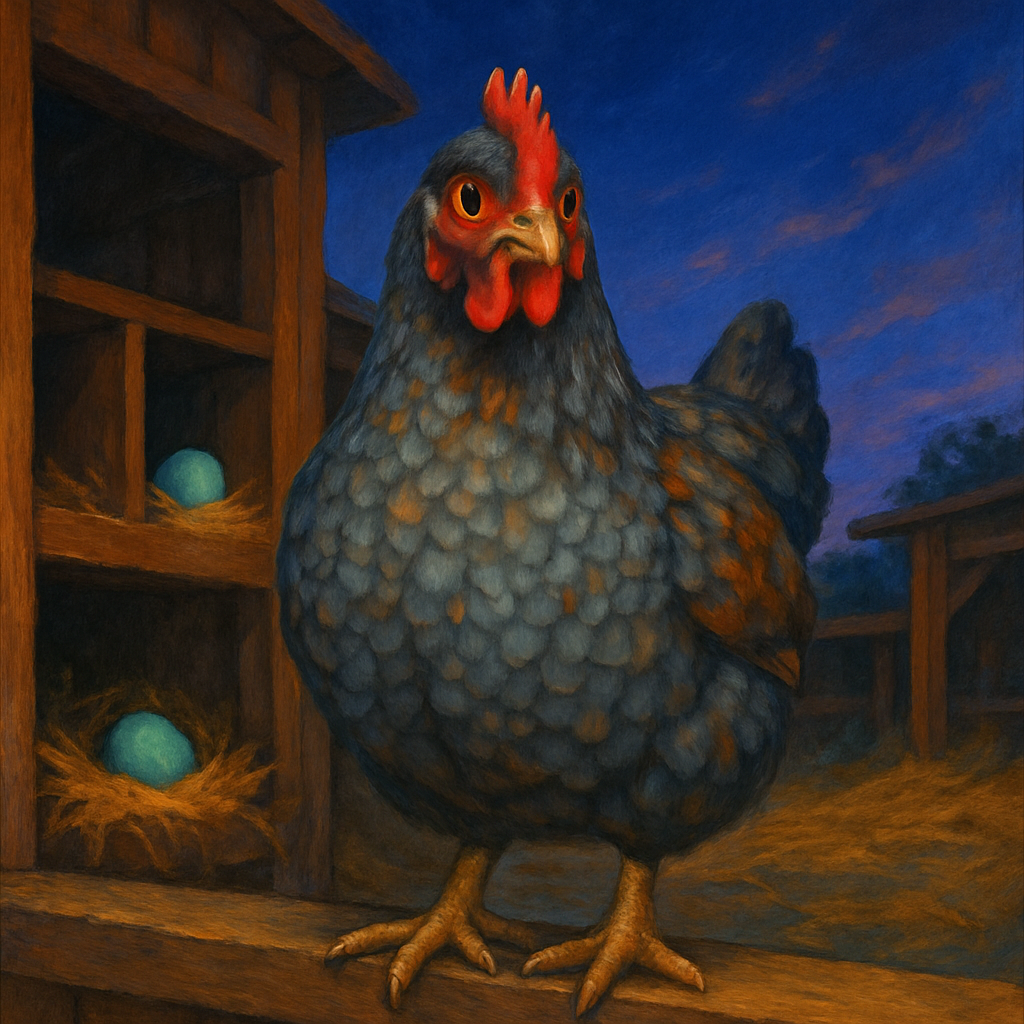 Araucana Chicken Paint by diamonds kits