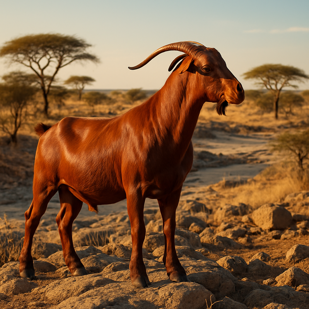 Kalahari Red Goat paint by color