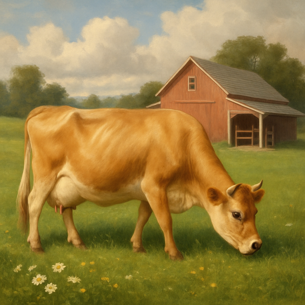 Jersey Cattle diamonded painting kits
