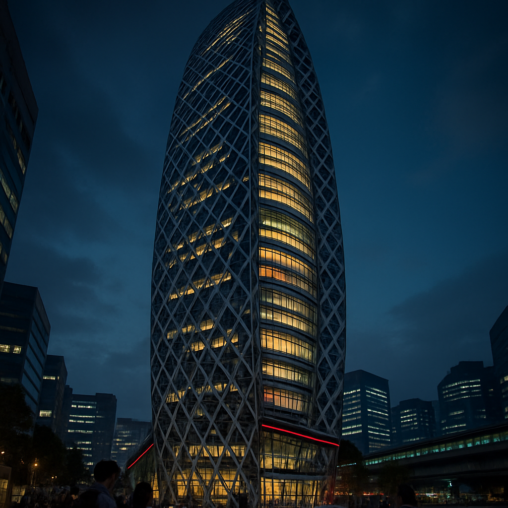 Mode Gakuen Cocoon Tower Paint by diamonds art