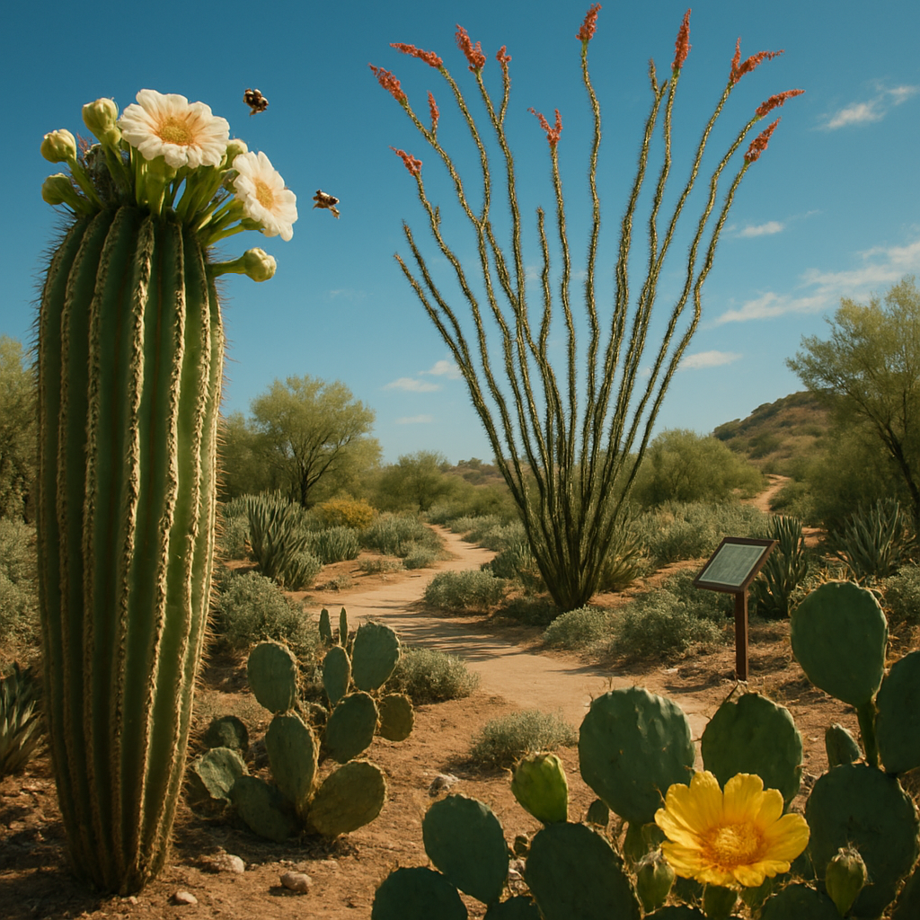 Desert Botanical Garden Phoenix Arizona USA Cactus Conservatory Paint by diamonds art