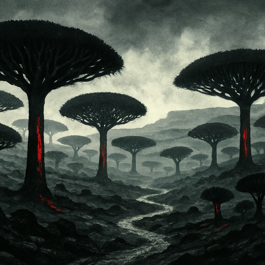 Dragon Blood Tree painting diamond kit