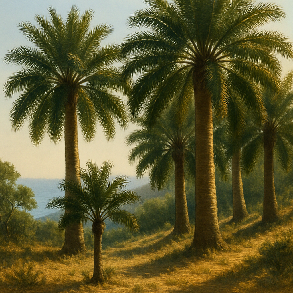 Chilean Wine Palm Paint by diamonds kits