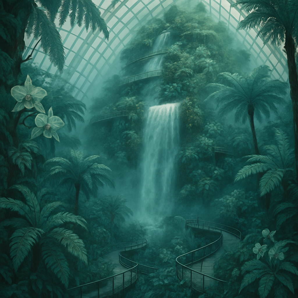 Cloud Forest Conservatory paint by color
