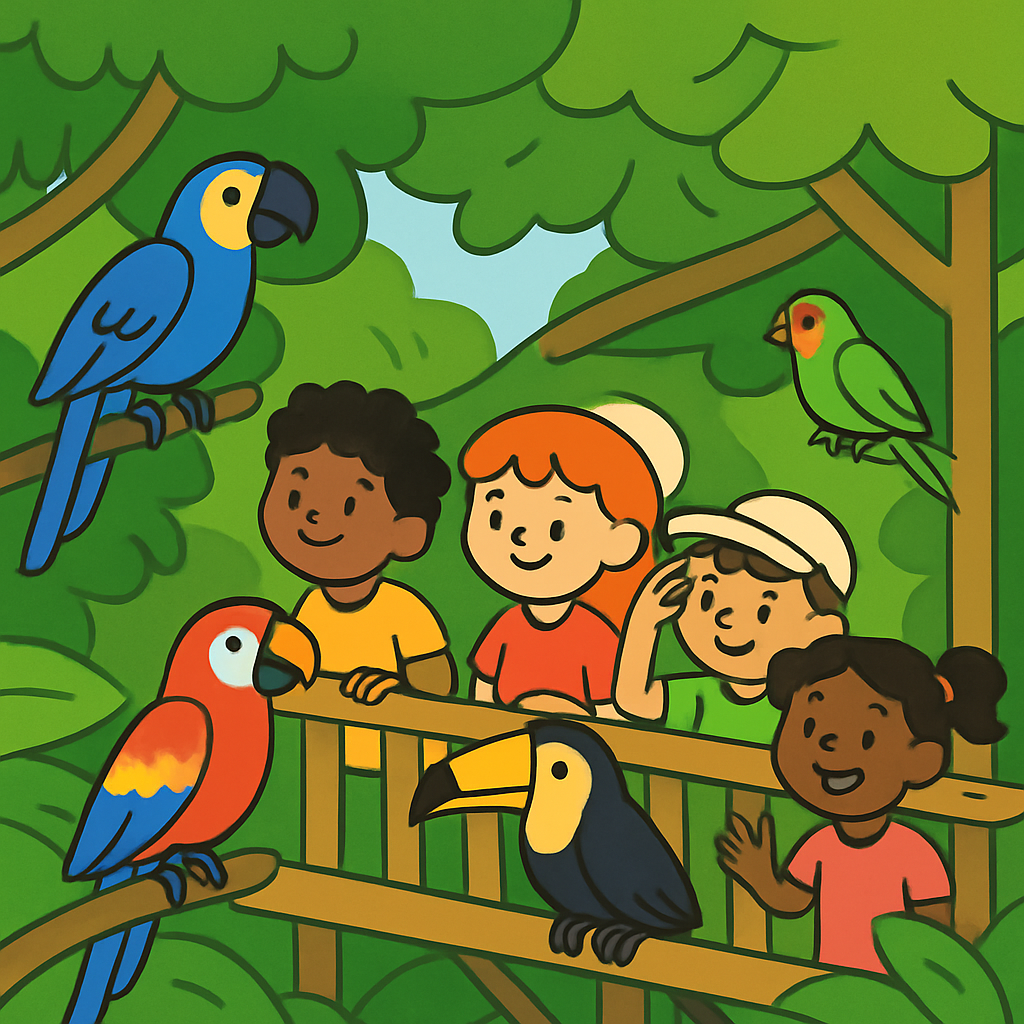 Rainforest Canopy Explorers diamond painting