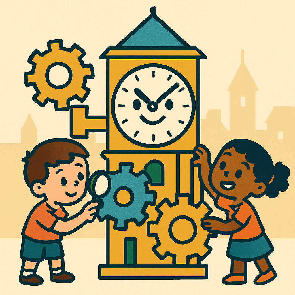 Historic Clock Tower Science paint by diamonds