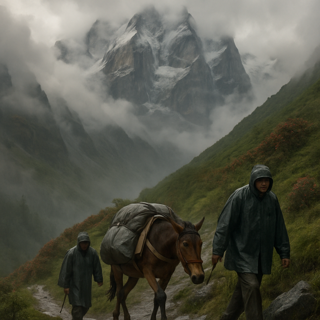 KangchenjungaMonsoonClouds Painting by diamonds kit