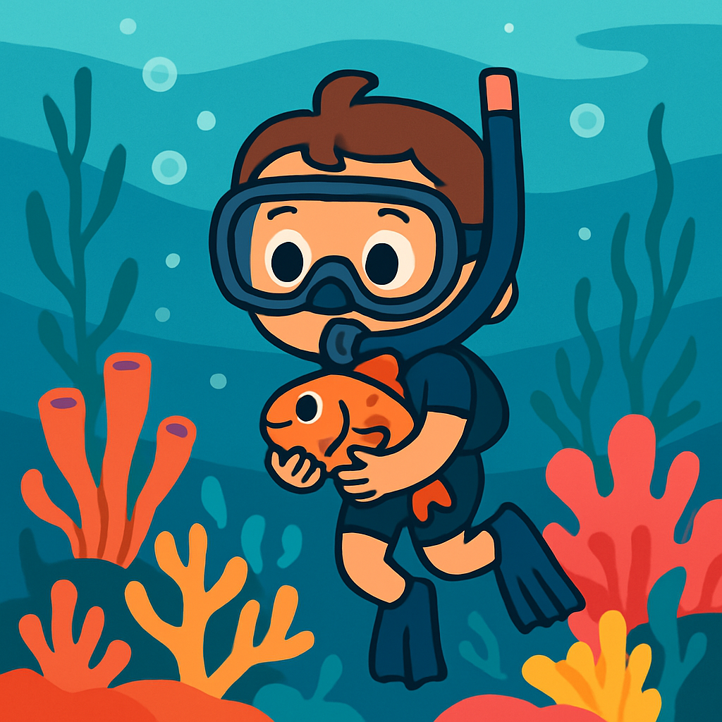 Underwater Coral Explorer paint by diamond
