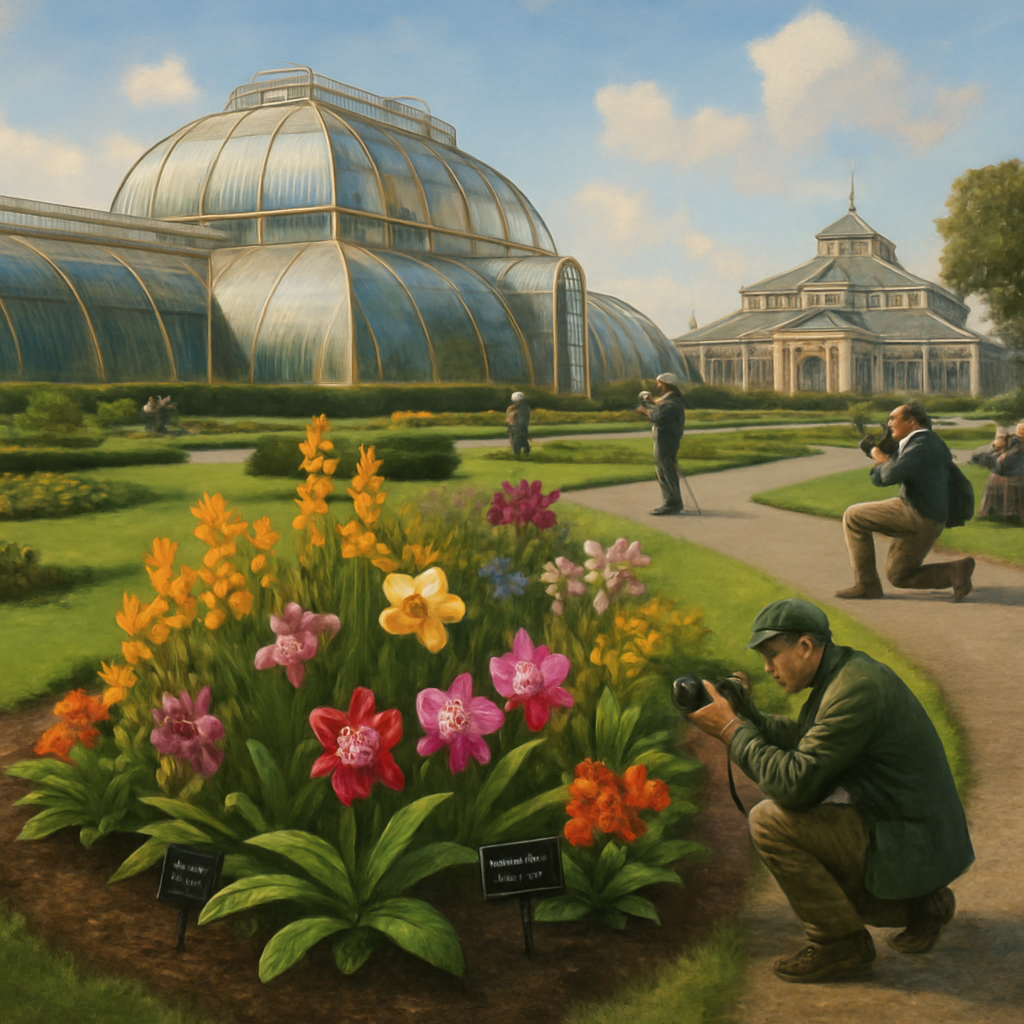 Royal Botanic Gardens Kew paint by diamonds