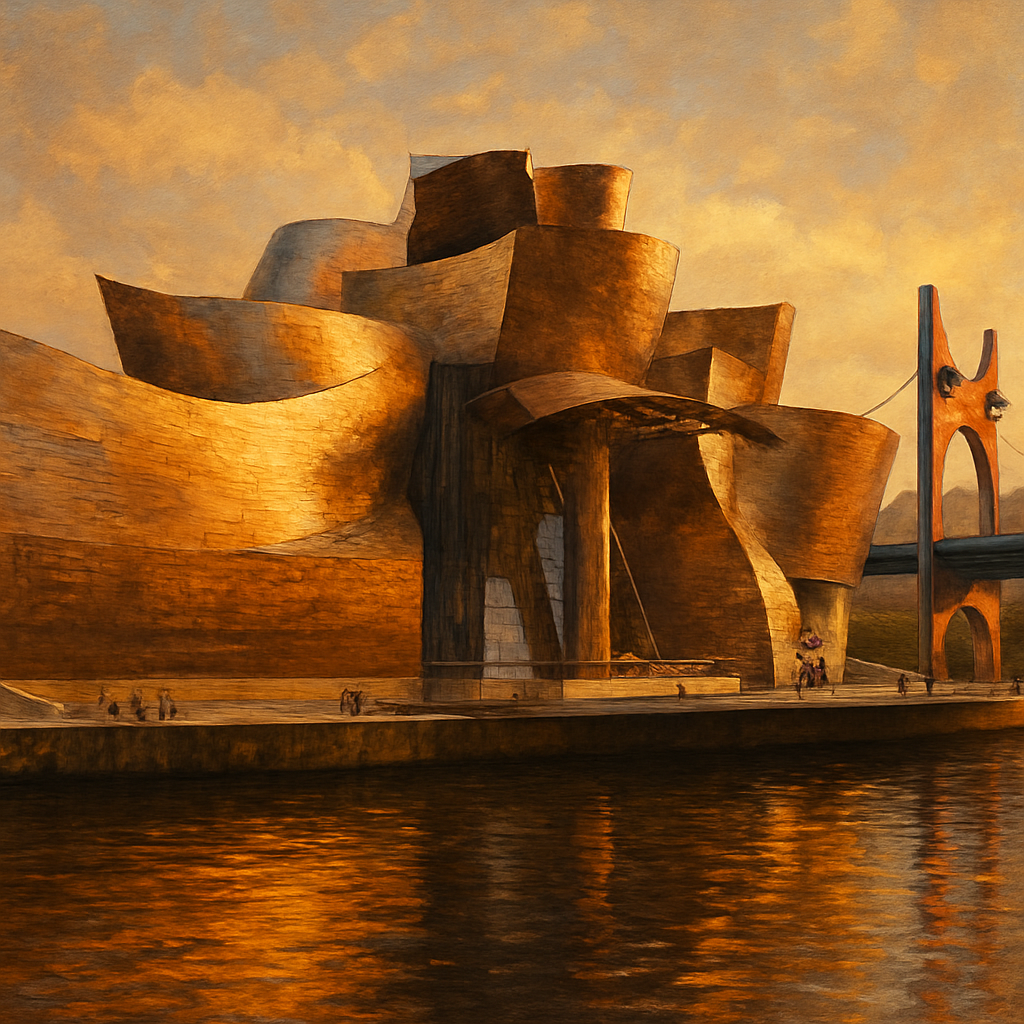 Guggenheim Museum Bilbao DIY paint by diamonds