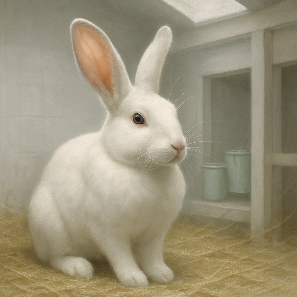 New Zealand White Rabbit New Zealand paint by diamond